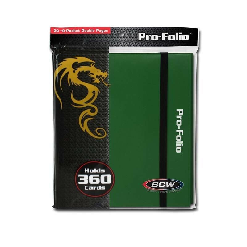 BCW Folio 9-Pocket Album - Green
