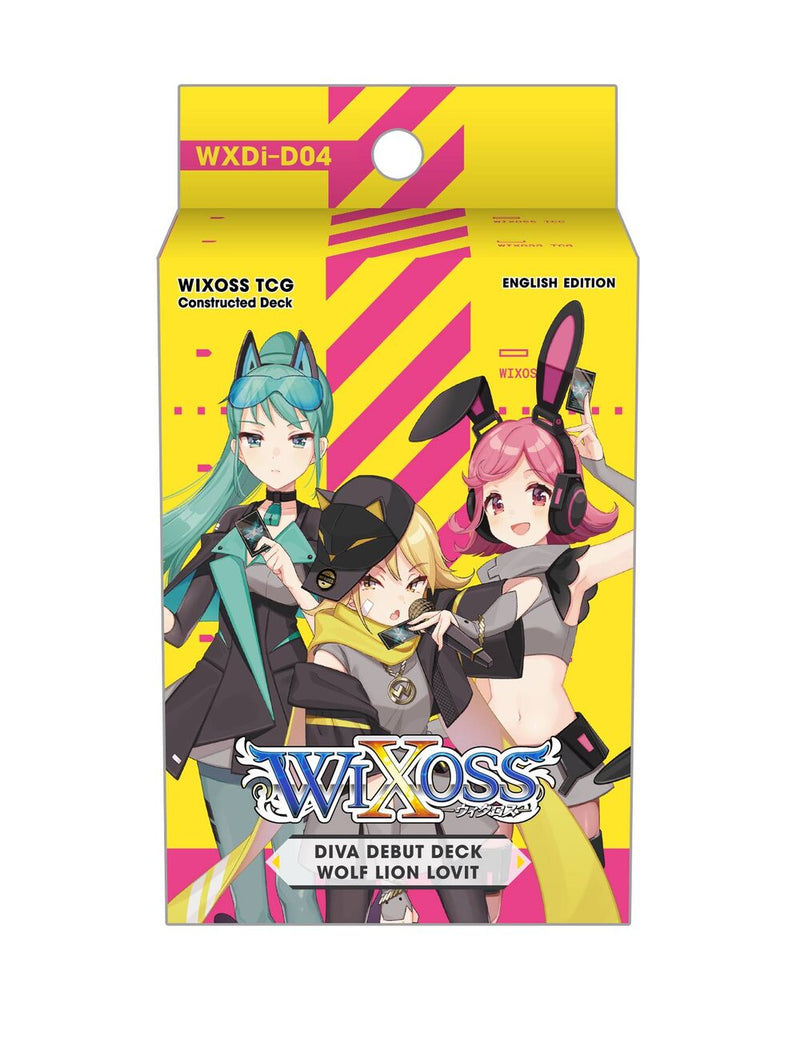 WIXOSS Diva Debut Deck WOLF LION LOVIT D04