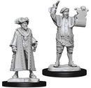 WizKids Deep Cuts Unpainted Miniatures Mayor & Town Crier