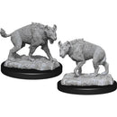 WizKids Deep Cuts Unpainted Miniatures Hyenas
