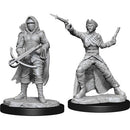 WizKids Deep Cuts Unpainted Miniatures Bounty Hunter & Outlaw